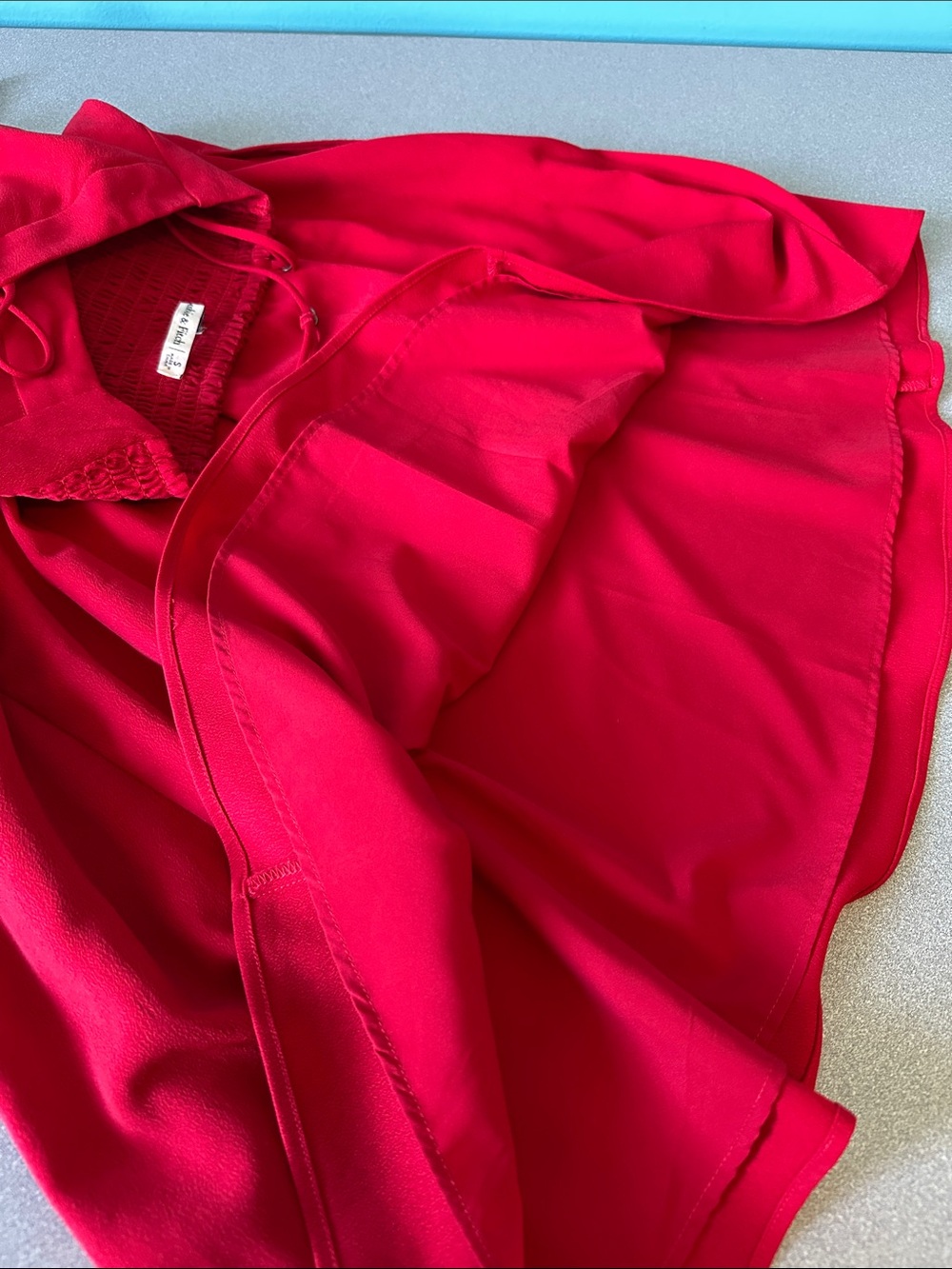 ABERCROMBIE & FITCH Red Mini Dress | Size S - Picture 10 of 10